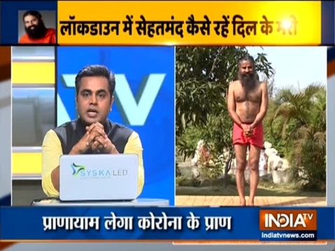 Swami Ramdev gives yoga tips for corona warriors to stay protected from COVID-19