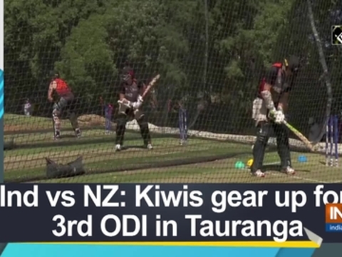 Ind vs NZ: Kiwis gear up for 3rd ODI in Tauranga