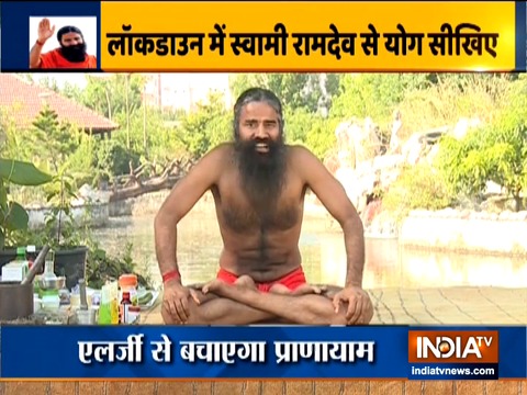 Swami Ramdev shares effective ways to stop continuous sneezing