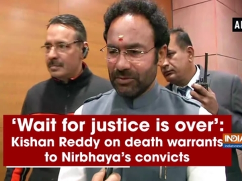 'Wait for justice is over': Kishan Reddy on death warrants to Nirbhaya's convicts