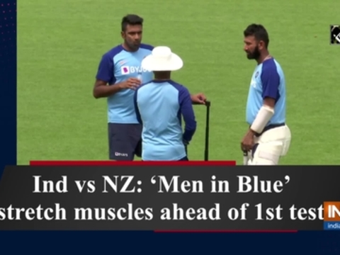 Ind vs NZ: 'Men in Blue' stretch muscles ahead of 1st test