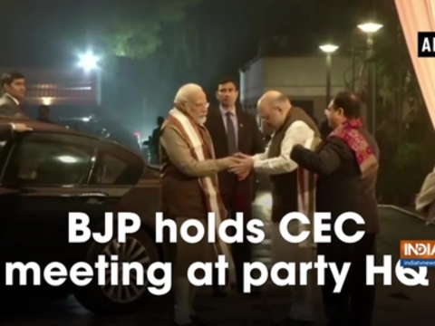 BJP holds CEC meeting at party HQ