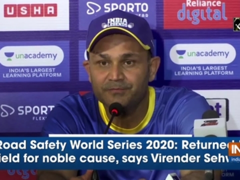 Road Safety World Series 2020: Returned to field for noble cause, says Virender Sehwag