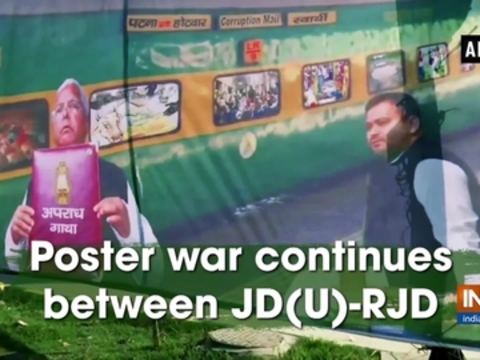 Poster war continues between JD(U)-RJD