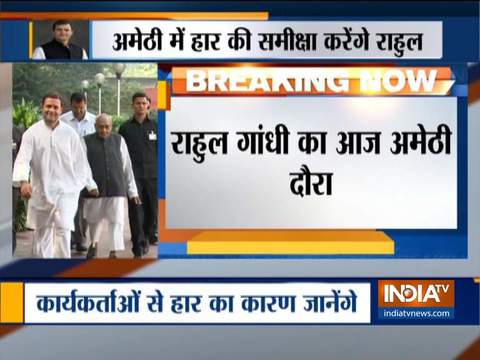 Rahul Gandhi to visit Amethi today