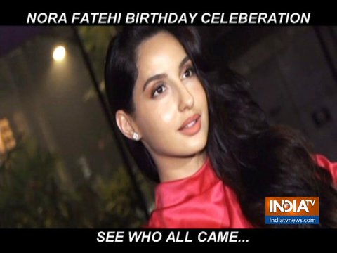 Nora Fatehi’s pre-birthday bash: Varun Dhawan, Pooja Hegde and others attend