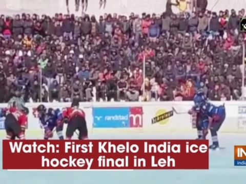 First Khelo India ice hockey final in Leh