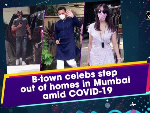 B-town celebs step out of homes in Mumbai amid COVID-19