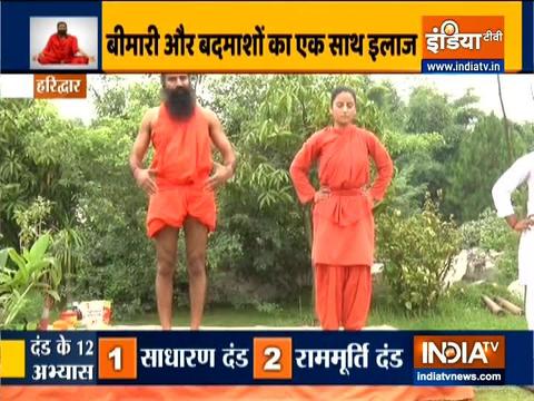 Swami Ramdev shares yogasanas through which women can increase their strength