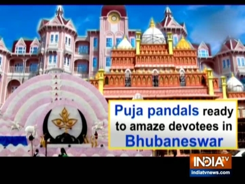 Puja pandals ready to amaze devotees in Bhubaneswar