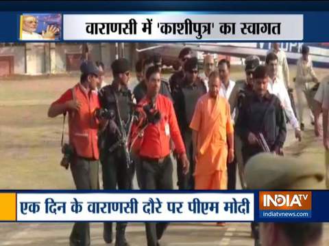 UP CM Yogi Adityanath assesses preparations ahead of PM Modi's Varanasi visit