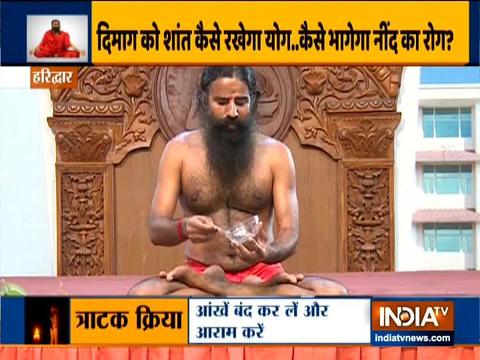 Swami Ramdev shares how to make an oil to treat insomnia