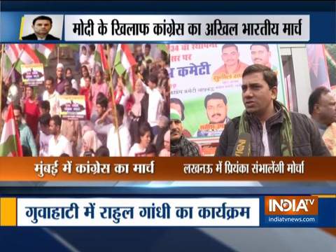 Congress celebrates foundation day with nationwide flag marches against CAA, NRC