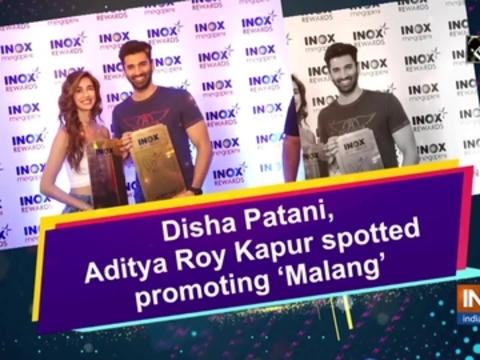 Disha Patani, Aditya Roy Kapur spotted promoting 'Malang'