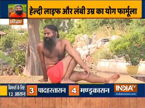 Swami Ramdev suggests Yogasanas to live healthy and long life