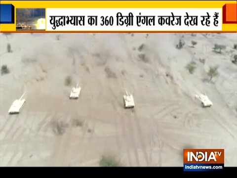 Indian Army and IAF holds joint military exercise in Pokhran