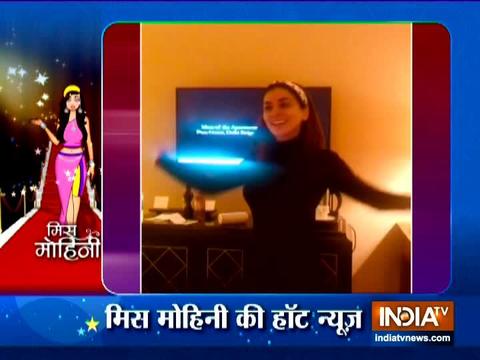 TV actress Shraddha Arya shows off her moves