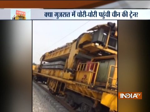 Aaj Ka Viral: The Chinese train that can lay railway tracks enters India