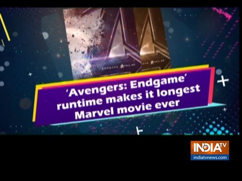 Avengers: Endgame becomes longest superhero film ever made