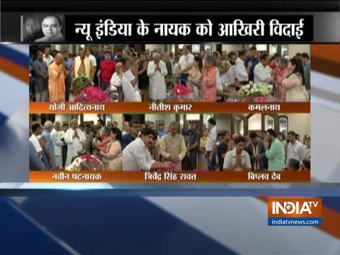 Tributes pour in for Former finance minister Arun Jaitley