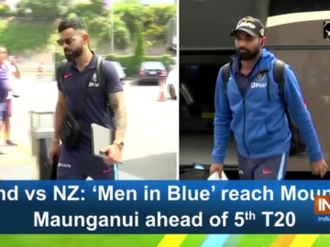 Ind vs NZ: 'Men in Blue' reach Mount Maunganui ahead of 5th T20