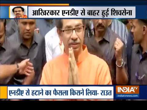 Sanjay Raut attacks BJP as Shiv Sena severs ties from NDA