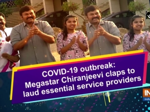 COVID-19 outbreak: Megastar Chiranjeevi claps to laud essential service providers