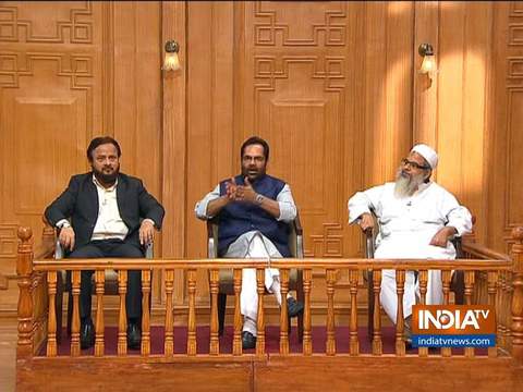 Mukhtar Abbas Naqvi, Zafar Sareshwala and Maulana Mahmood Madani in Aap Ki Adalat