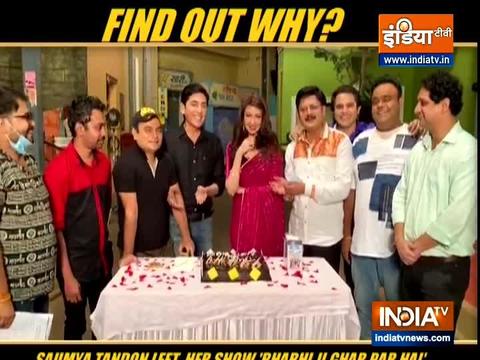 Anita Bhabi aka Saumya Tandon bids goodbye to Bhabiji Ghar Par Hain