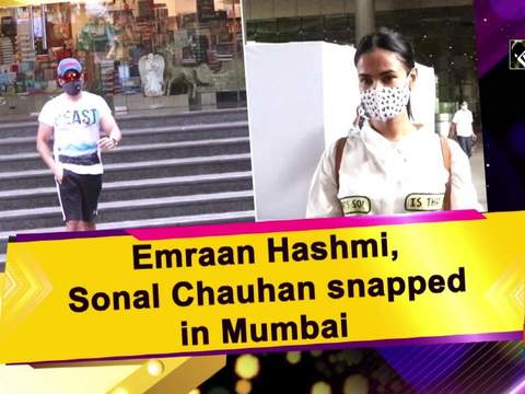 Emraan Hashmi, Sonal Chauhan snapped in Mumbai