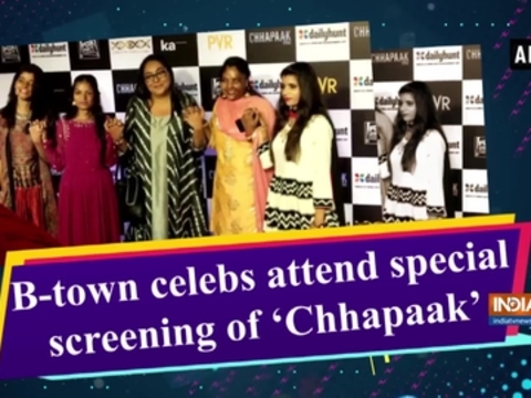 B-town celebs attend special screening of 'Chhapaak'