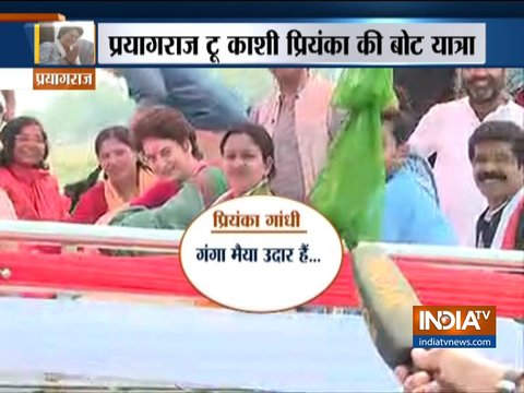 Ganga Maiya Udaar hai: Priyanka Gandhi