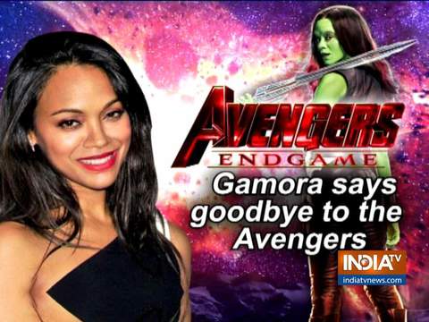 Zoe Saldana aka Gamora bids her goodbye with Avengers: Endgame