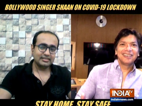 Singer Shaan talks exclusively to IndiaTV about the online concert of Sa Re Ga Ma Pa