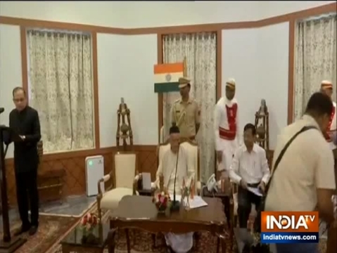 Video: Devendra Fadnavis took oath as Maharashtra Chief Minister again