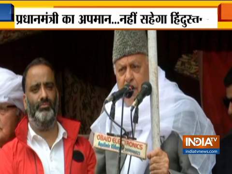 Farooq Abdullah draws controversy again, compares PM Modi with Hitler