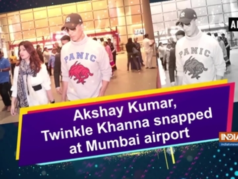 Akshay Kumar, Twinkle Khanna snapped at Mumbai airport