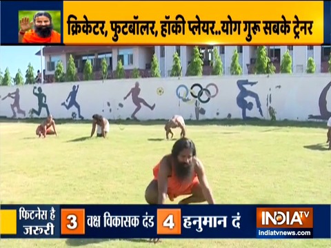 Swami Ramdev suggests doing suryanamaskar for ligament rupture