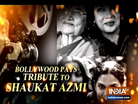 Bollywood pays tribute to Shaukat Azmi