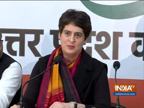 Priyanka Gandhi attacks Yogi Adityanath, says UP govt adamant on 'badla' against protestors