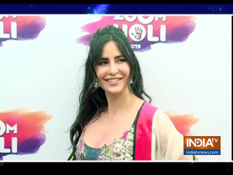 Katrina Kaif, Badshah stole the show at Holi party in Mumbai