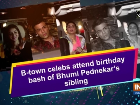 B-town celebs attend birthday bash of Bhumi Pednekar's sibling