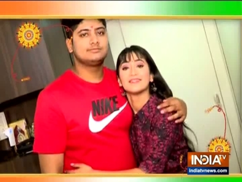 TV actress Shivangi Joshi celebrates Raksha Bandhan with brother