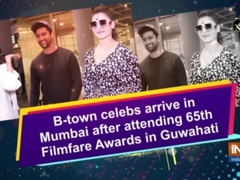 B-town celebs arrive in Mumbai after attending 65th Filmfare Awards in Guwahati