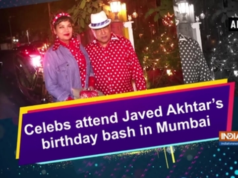 Celebs attend Javed Akhtar's birthday bash in Mumbai