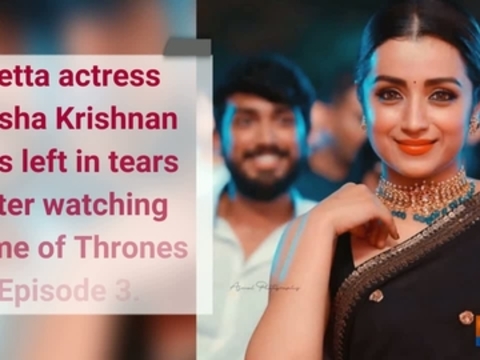 Game of Thrones Season 8 Episode 3: Trisha Krishnan pens emotional note for 'Women Warriors' Lyanna Mormont, Arya Stark