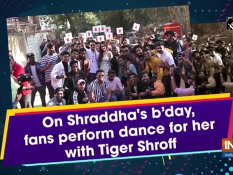 On Shraddha's b'day, fans perform dance for her with Tiger Shroff