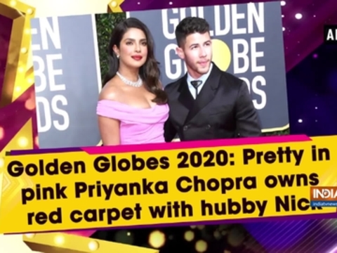 Golden Globes 2020: Pretty in pink Priyanka Chopra owns red carpet with hubby Nick