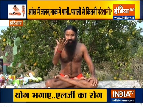 Swami Ramdev says yogasanas and pranayam are the solutions to all the problems