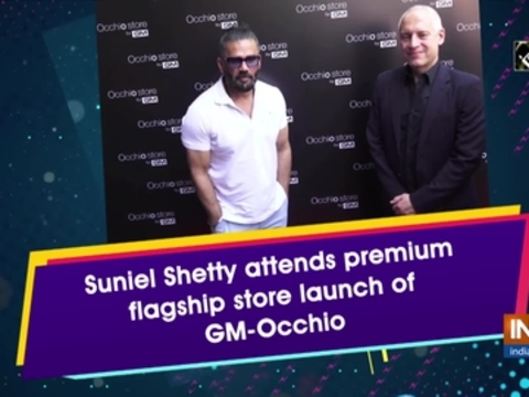 Suniel Shetty attends premium flagship store launch of GM-Occhio